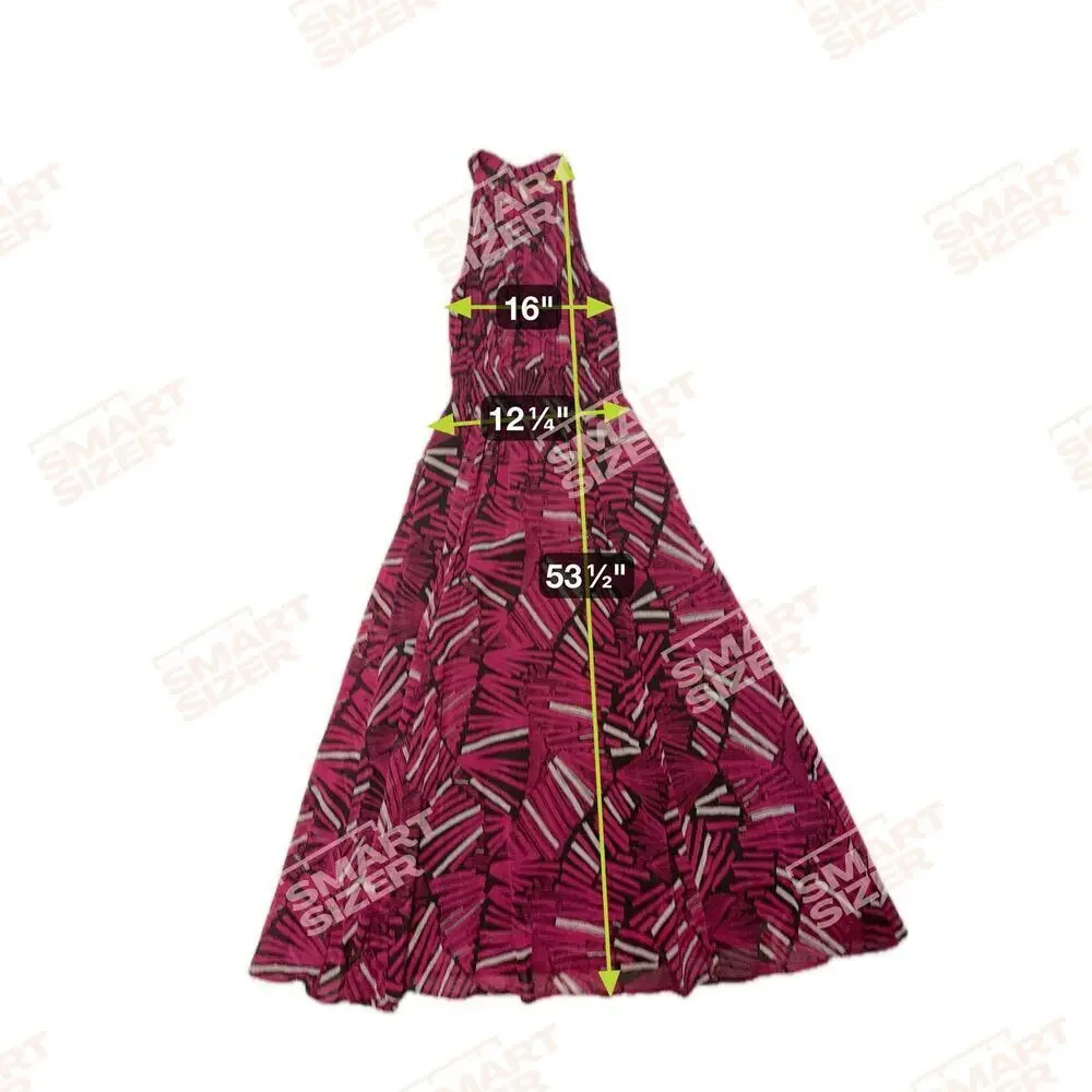 MAEVE Anthropologie Kelli Halter Tropical Geometric Maxi‎ Dress Women's Sz XS - Picture 12 of 14